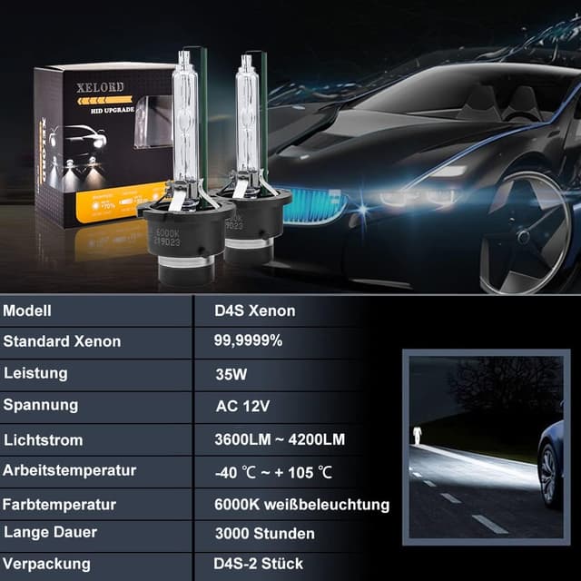 Thumbnail 5 de XELORD D4S 6000K Xenon Brenner 35W