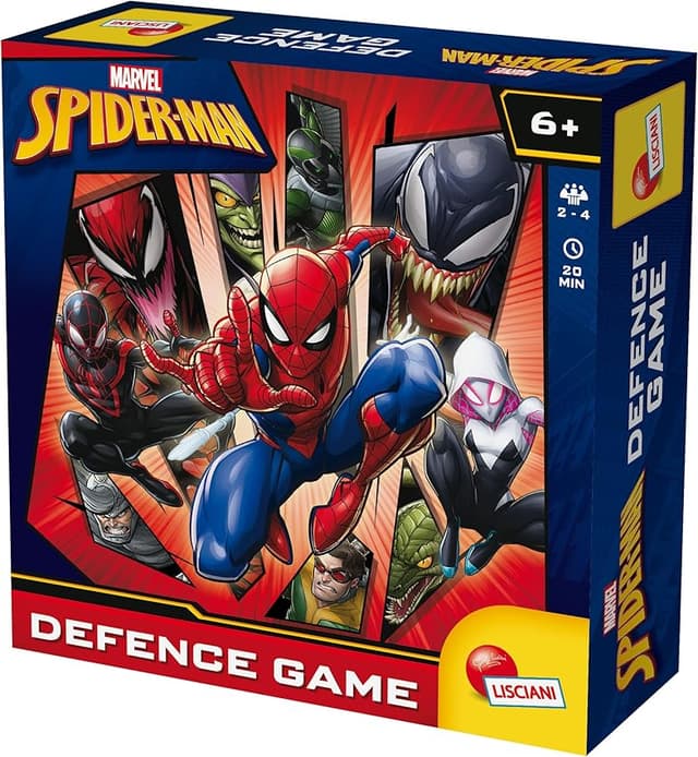 Detalle de Lisciani Juego de Defensa Spider-Man — 2–4 jugadores 🧩