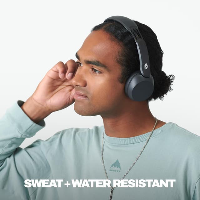 Detalle de Skullcandy Icon 180 Wireless On-Ear Bluetooth Headphones (True Black)