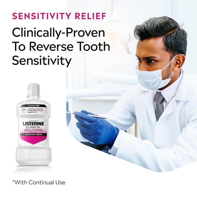 Thumbnail 1 de Listerine Sensitive Teeth Mouthwash, 500 mL