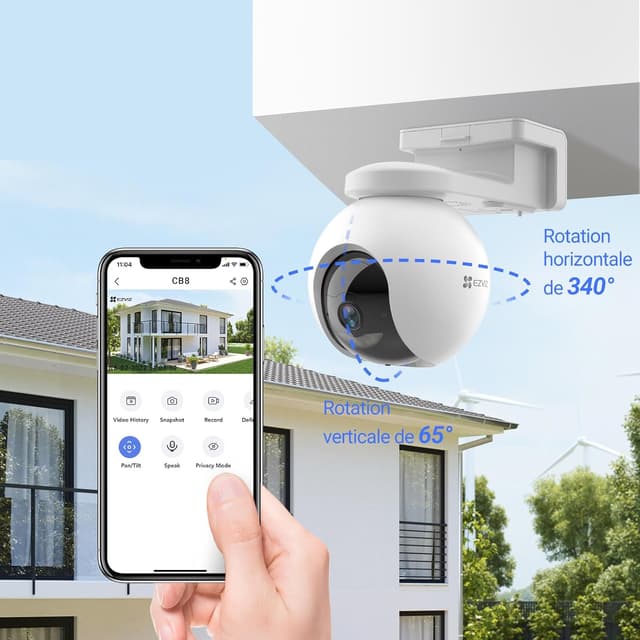 Detalle de EZVIZ CB8 caméra surveillance 2K