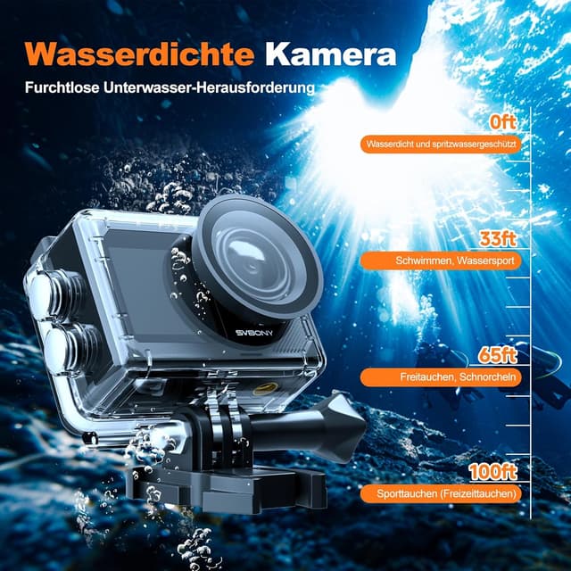 Detalle de SVBONY SVGo2 Unterwasserkamera 30m