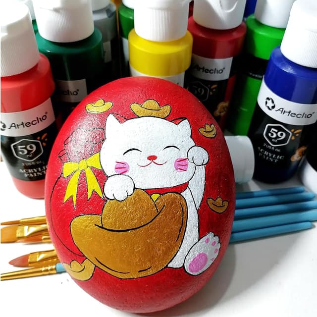 Thumbnail 4 de Artecho Acrylic Paints Set 18 colours 59 ml each ๐จ