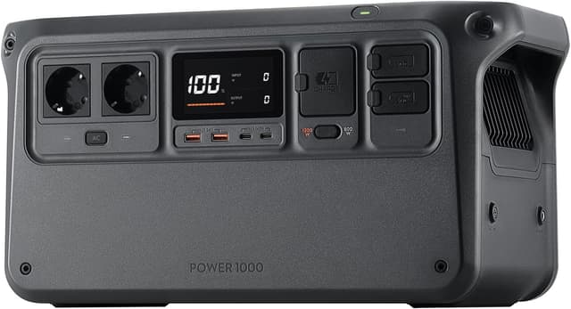 Detalle de DJI Power 1000 — Station électrique portable LFP 1 024 Wh, sortie 2 200 W (camping & hors réseau)