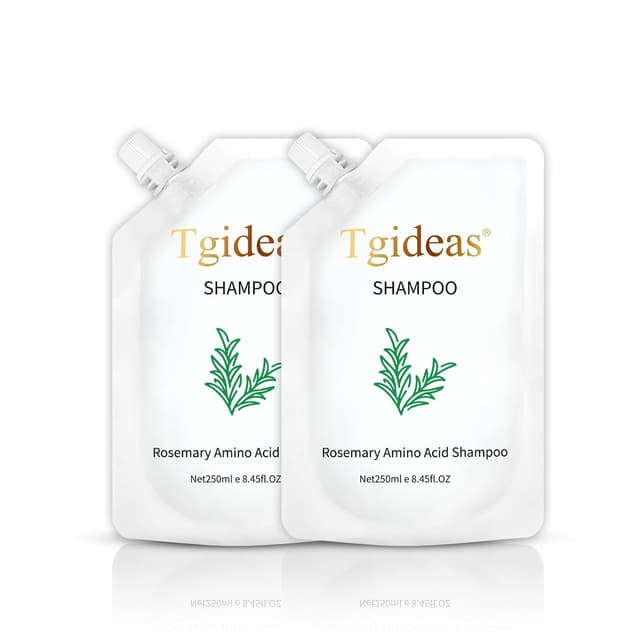 Detalle de Tgideas Rosemary Biotin Amino Acid Shampoo for Thinning Hair (Women & Men), 8.45 fl oz