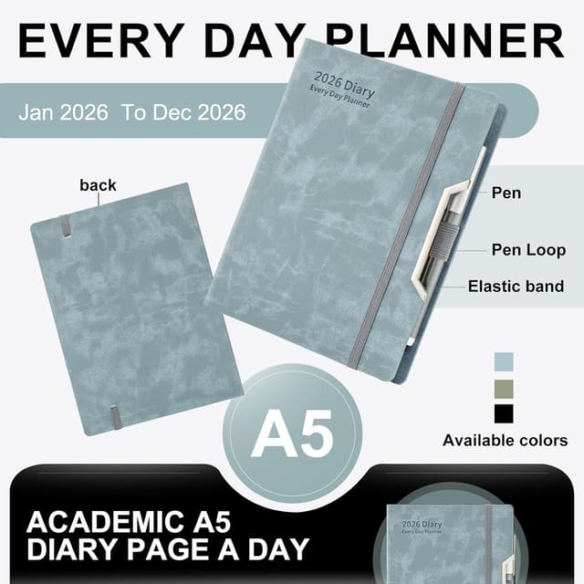 Thumbnail 6 de Diario accademico 2026 A5 Pagina al Giorno