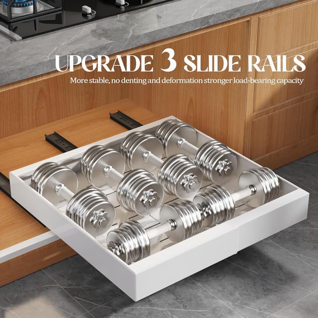 Thumbnail 4 de Seinloes Expandable Pull Out Cabinet Organizer
