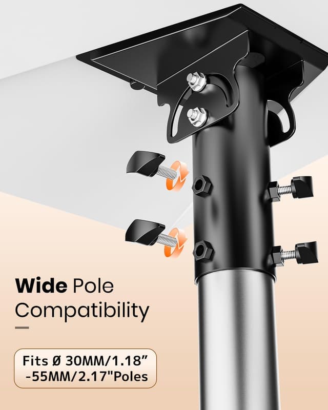 Detalle 2 de 360° Starlink Gen 3 Rohradapter V3 als Mast-/Dachhalterung für die Starlink Standard-Antenne (28–54 mm)