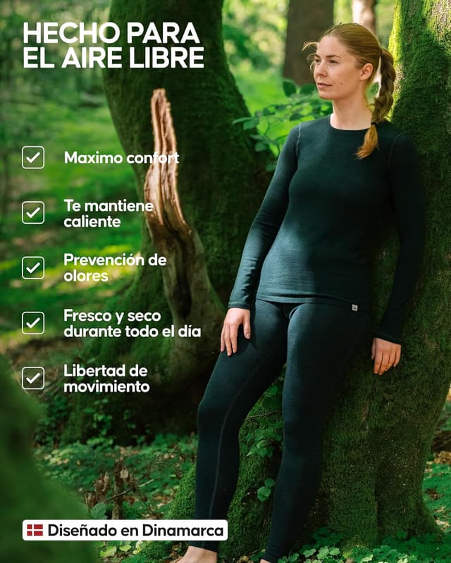 Thumbnail 2 de DANISH ENDURANCE Conjunto térmico lana merino 180 g/m²