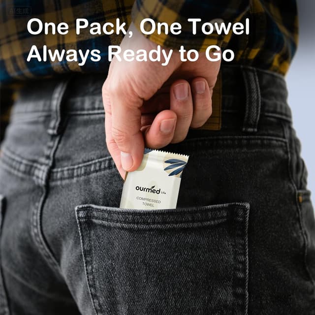 Thumbnail 1 de Ourmed Life Einweg-Gesichtstücher 30 x 25 cm 🧻