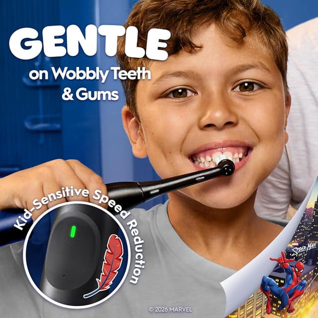 Detalle de Oral-B iO Kids Marvel Spiderman electric toothbrush (for ages 6+)