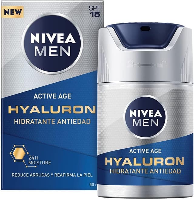 Detalle 2 de NIVEA MEN Hyaluron Crema Antiedad FP15