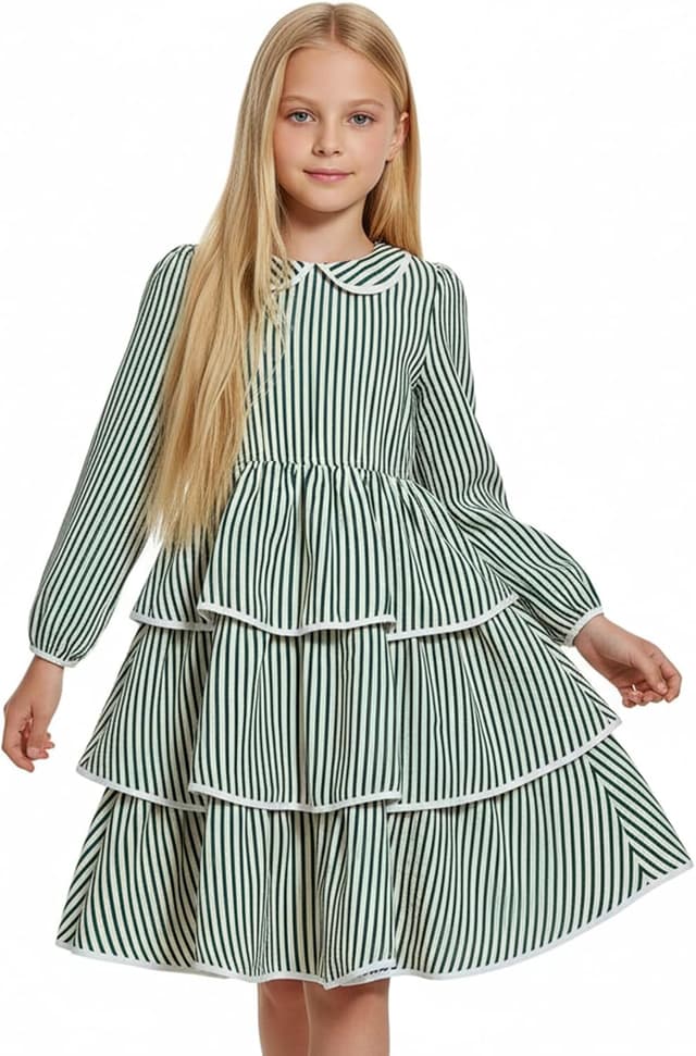 Thumbnail 6 de JiAmy Long Sleeve Peter-Pan Dress