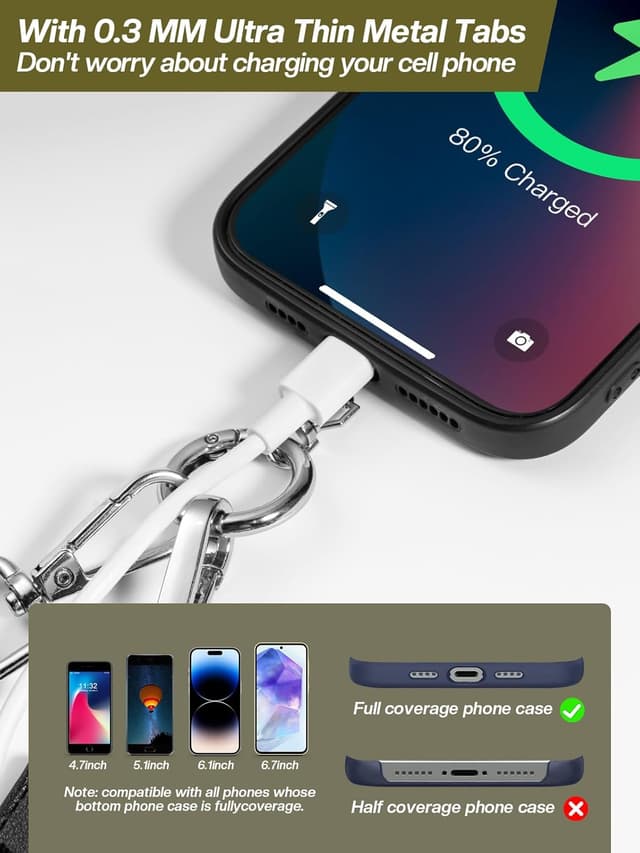 Thumbnail 5 de Tiostep Clip and Go Strap Phone Wallet with RFID