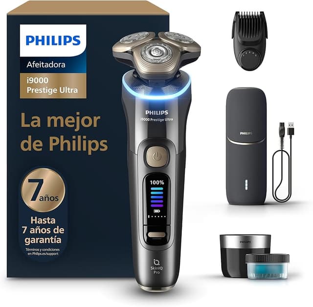 Imagen de Philips i9000 Prestige Ultra 🧔 Afeitadora Seco/Mojado con Limpieza en OfertitasTOP
