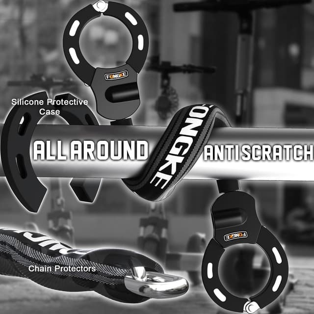 Detalle 1 de FONGKE E-Scooter Schloss 8 mm Kettenschloss