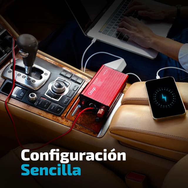 Thumbnail 2 de Odoga Inversor 12v 220v 500W con USB-C