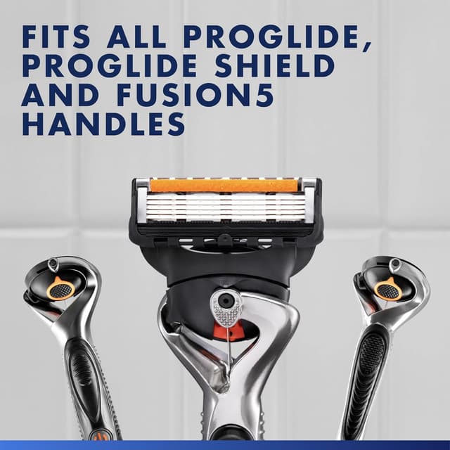Detalle de Gillette ProGlide Men’s Razor (8 blades) with FlexBall and anti-friction blades