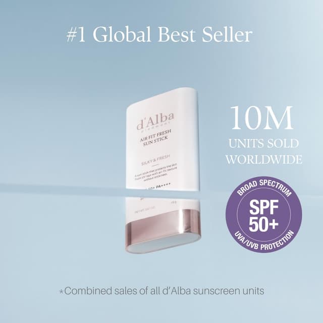 Thumbnail 1 de d'Alba Air Fit Fresh Stick SPF50+PA++++ 19 g