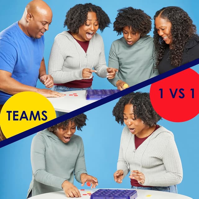 Detalle de Hasbro Gaming Connect 4 Frenzy Game (English Version) — quick-fire family board game