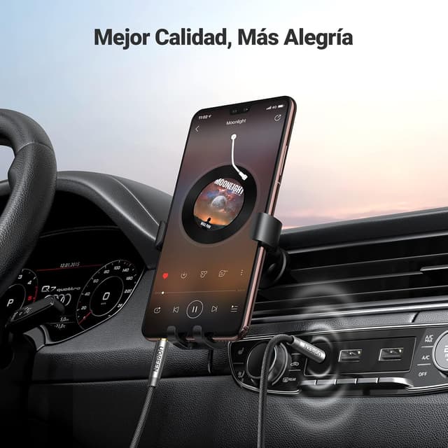 Detalle 2 de UGREEN Cable Audio Jack 3.5mm 3M