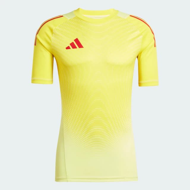 Detalle 2 de Camiseta portero adidas Tiro 25 Pro Goalkeeper de manga corta, amarillo
