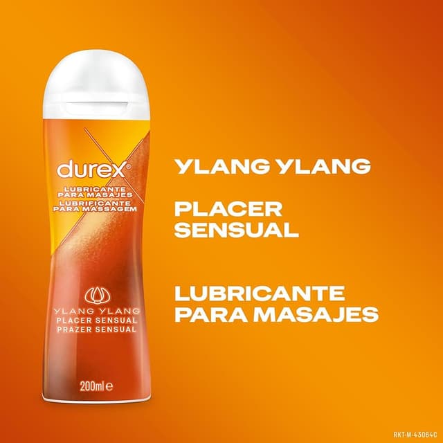 Detalle 2 de Durex Play Gel de Masaje y Lubricante Ylang Ylang 200 ml
