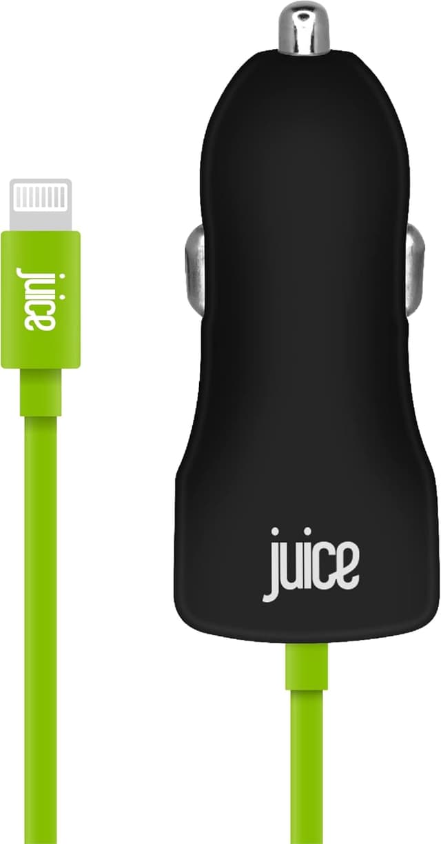 Detalle de Juice 20W Integrated Lightning Car Charger with MFI certification (1.5m cable) for iPhone & iPad