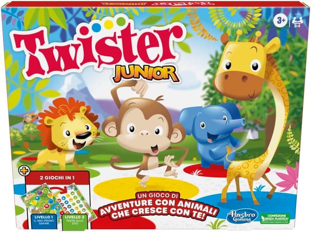 Detalle 2 de Hasbro Gaming Twister Gioco in Scatola (Versione 2020 in italiano) multicolore