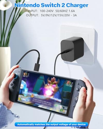 Thumbnail 4 de Cargador Switch 2 ⚡ Adaptador Rápido para N-Switch Dock
