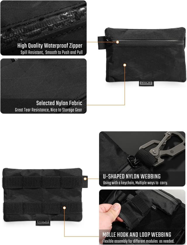 Detalle de TACTICAL GEEK Storage A5 EDC Taschen-Set