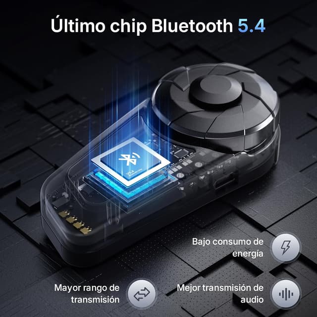 Detalle 2 de Fodsports FX-S casco Moto Bluetooth 5.4