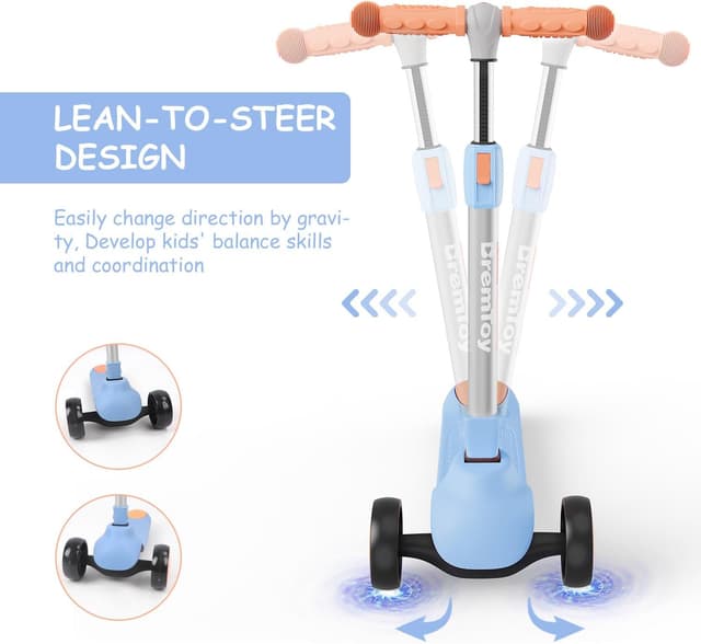 Detalle de Kinderroller BremToy 50 kg, höhenverstellbar