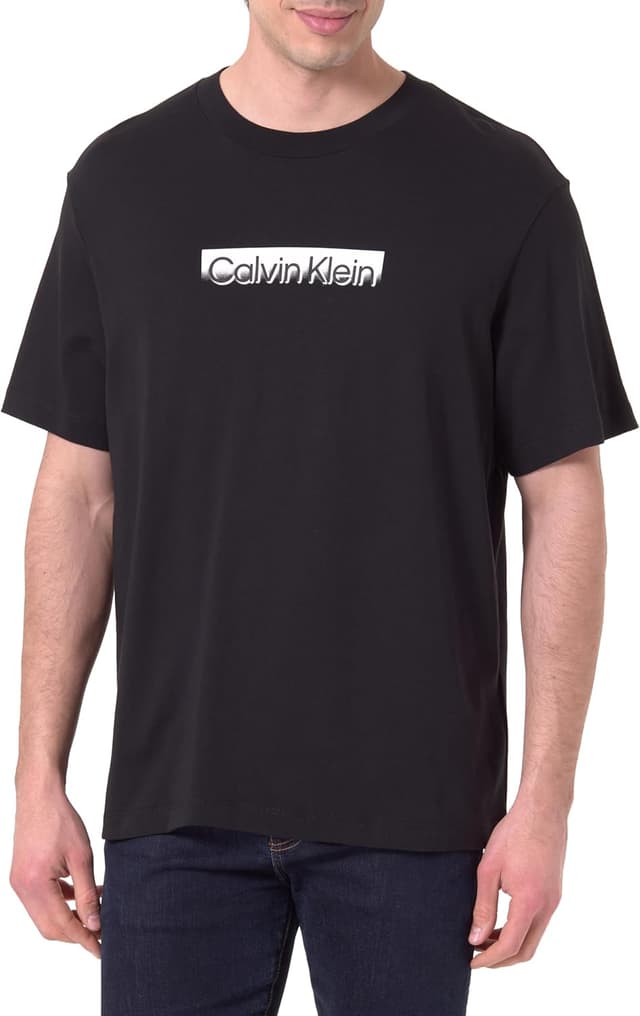 Detalle de Magliette grafiche uomo Calvin Klein “GRAP” (confezione da 1)