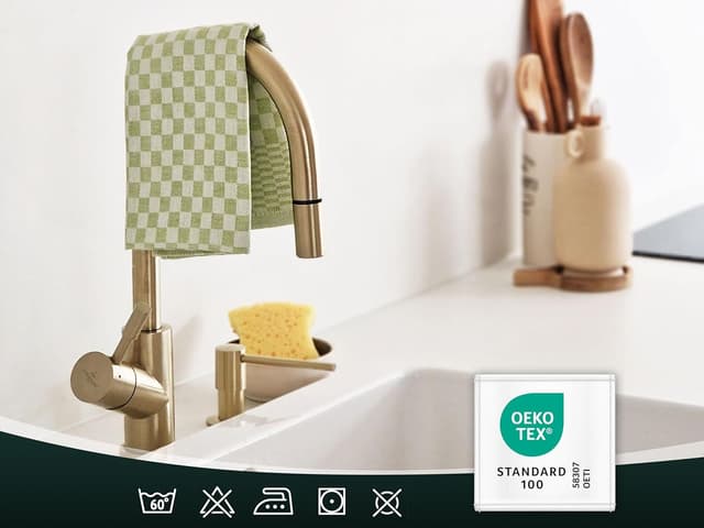 Detalle 1 de ZOLLNER 10er Set Geschirrtücher 46x70 cm