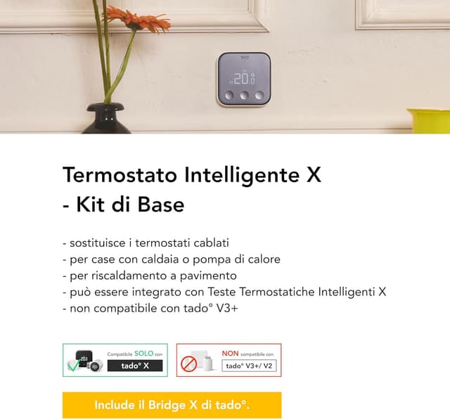 Thumbnail 2 de tado° Thermostat X Starter Kit termostato intelligente con Bridge 🔌