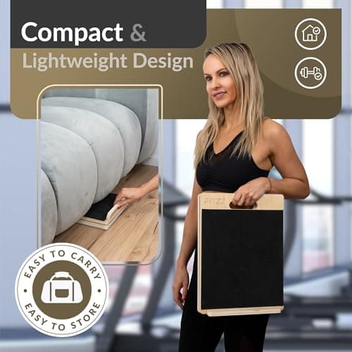 Thumbnail 4 de FITZZ Portable Wooden Slant Board for Calf Stretching 🧘♀