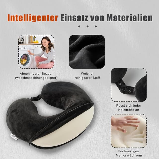 Detalle 2 de Egret Memory Foam Nackenhörnchen 360° Unterstützung