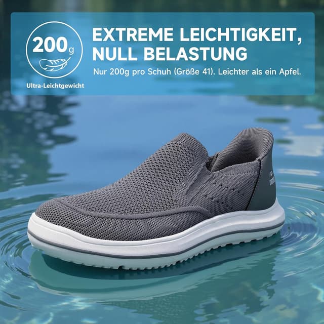 Thumbnail 3 de ODCKOI Baskets Hommes Enfiler Sans Lacets