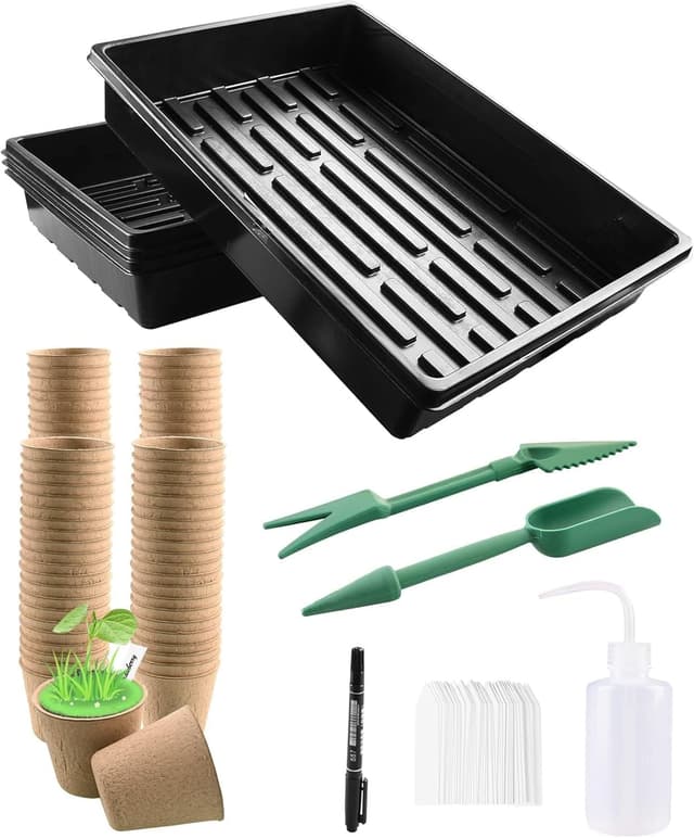 Imagen de Lechansen Pots de Semis 6 cm Fibre Biodégradable en OfertitasTOP