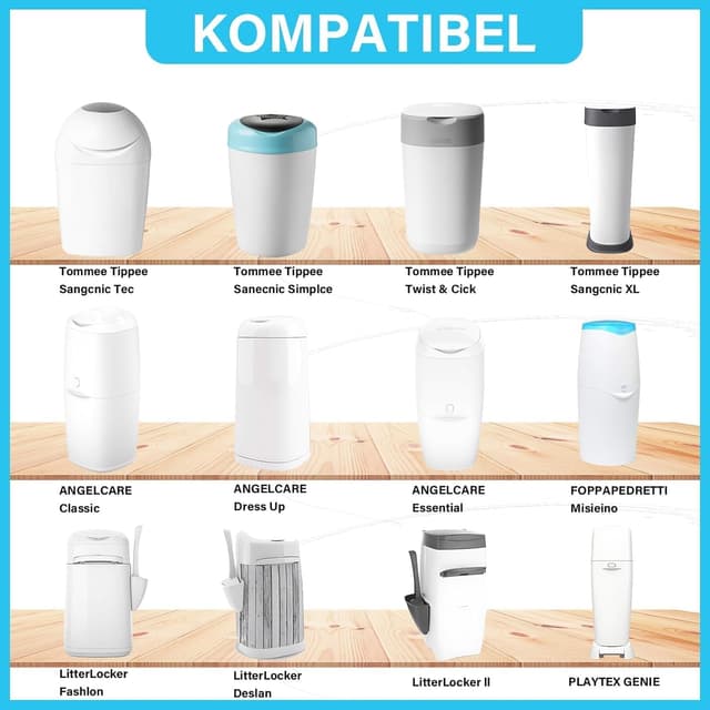 Thumbnail 3 de Ricariche sacchetti mangiapannolini compatibili 12 pezzi