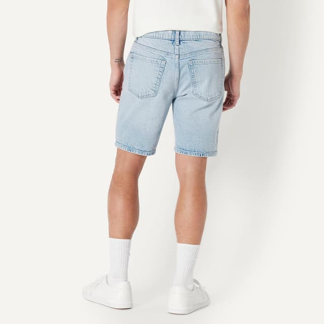 Detalle de Amazon Essentials Men’s Heavyweight Stretch Straight-Fit Jean Shorts (9-inch inseam)