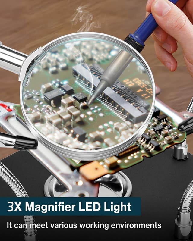 Detalle de TroisièMe Main de soudage, 3X loupe