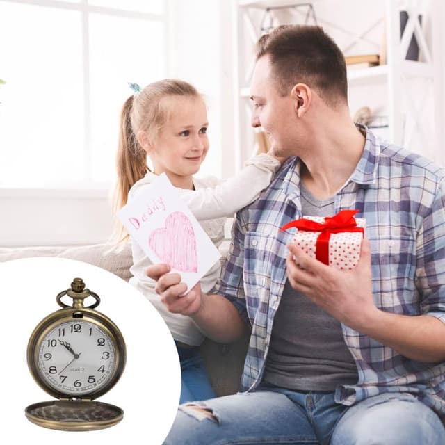 Thumbnail 6 de Vicloon Vintage Taschenuhr 4 cm