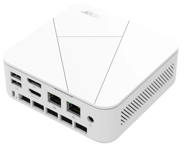 Detalle 2 de Acer Revo Box RB102-01W Mini (Intel Core Ultra 5) – kompakter PC für Office, E-Mails und Web