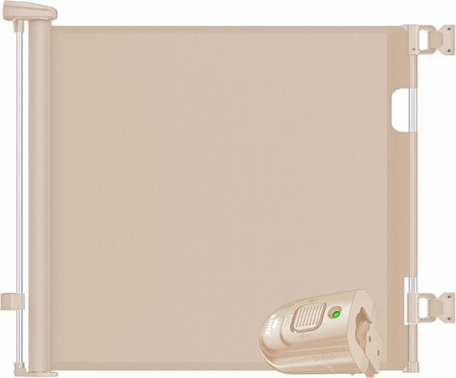 Detalle de KIDIZ Treppenschutzgitter & Türschutzgitter ausziehbar (0–180 cm) mit Verriegelungsanzeige