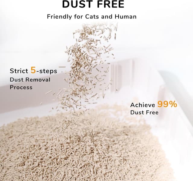 Detalle de FUKUMARU Tofu Cat Litter 16 L flushable 🐱