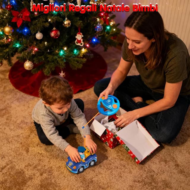 Detalle de Pup Go Macchina della Polizia RC cartoon telecomandata per bambini 18 mesi+ con musica e luci