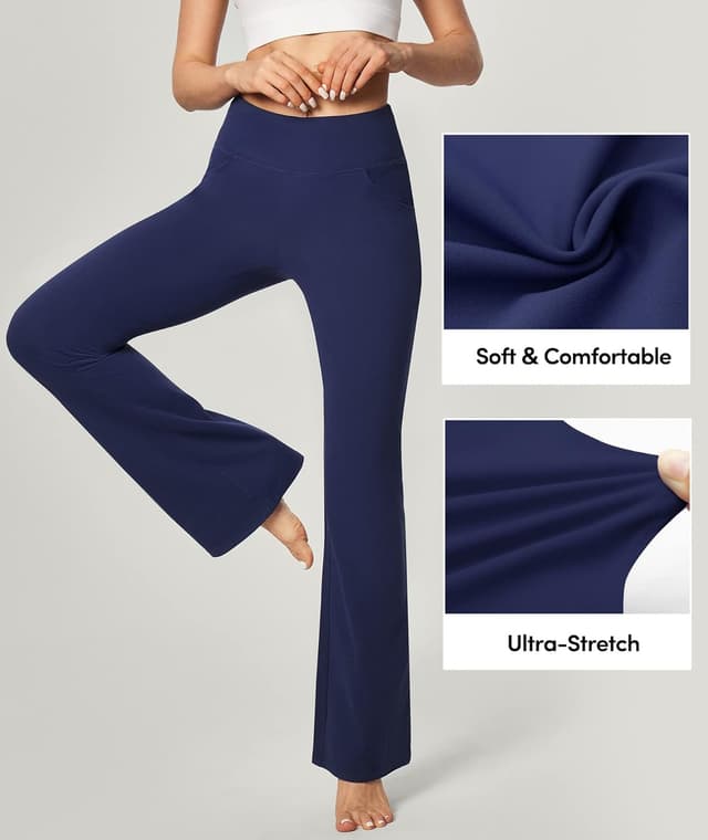 Detalle 2 de IUGA Yoga Pants Wide Leg 4 Pockets