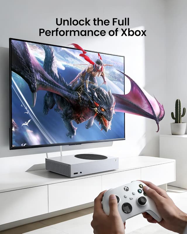 Detalle de Silkland Certified HDMI 2.1 Cable (5FT) for PS5, Xbox Series X/S, 4K@120Hz, 8K@60Hz, 48Gbps